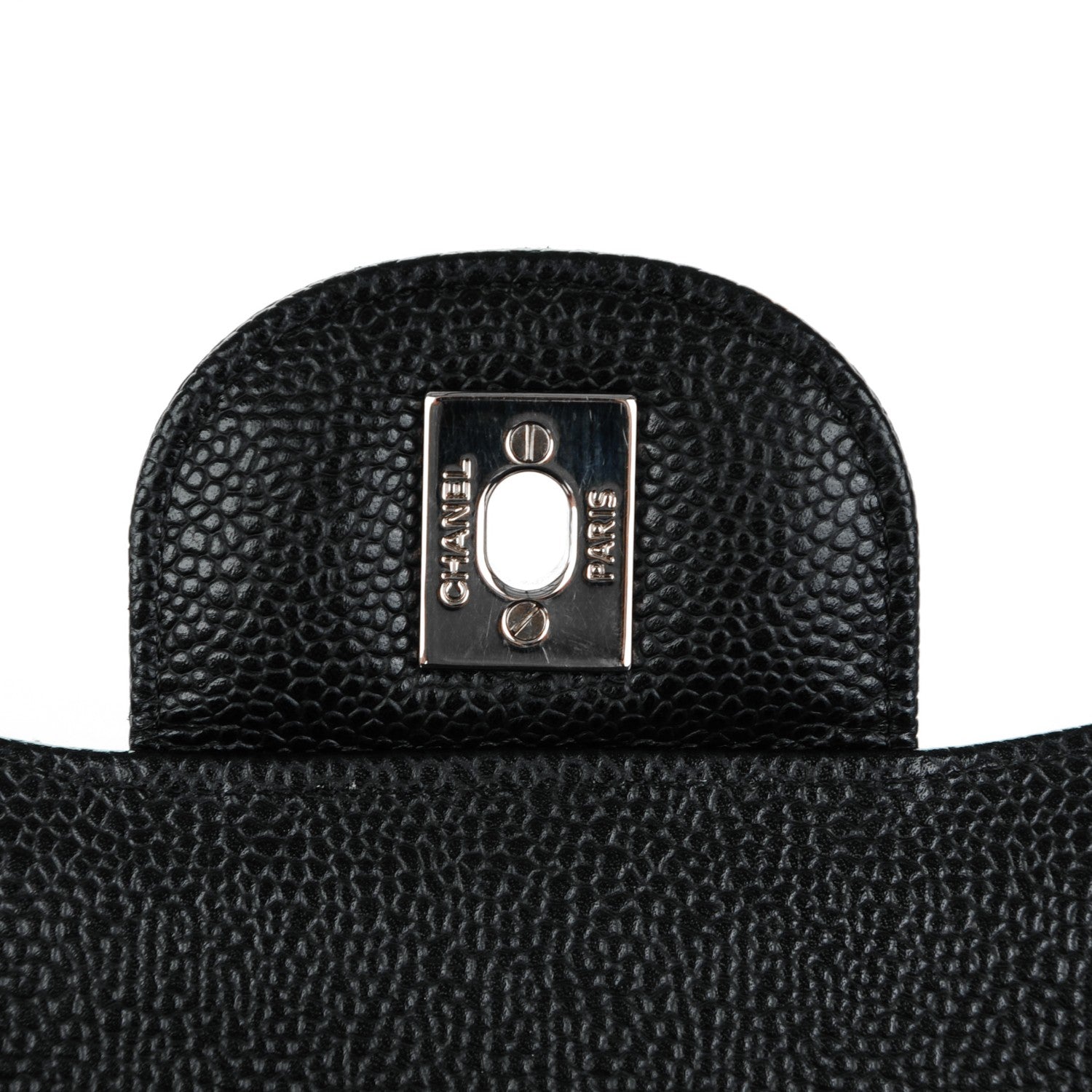 Chanel Caviar Quilted Jumbo Double Flap Black 6 of 8