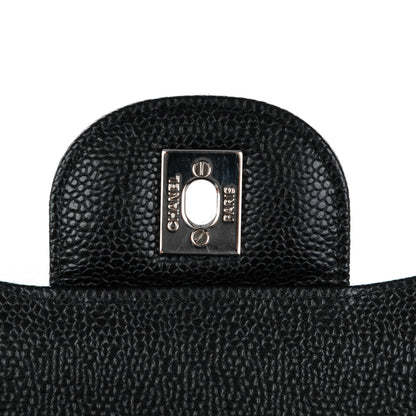 Chanel Caviar Quilted Jumbo Double Flap Black 6 of 8