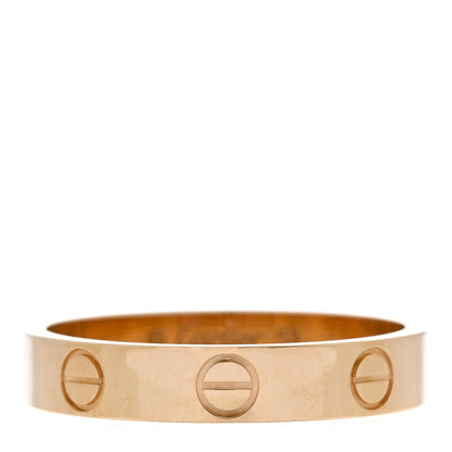 Cartier 18K Yellow Gold 3.5mm LOVE Wedding Band Ring 53 6.5 1 of 5