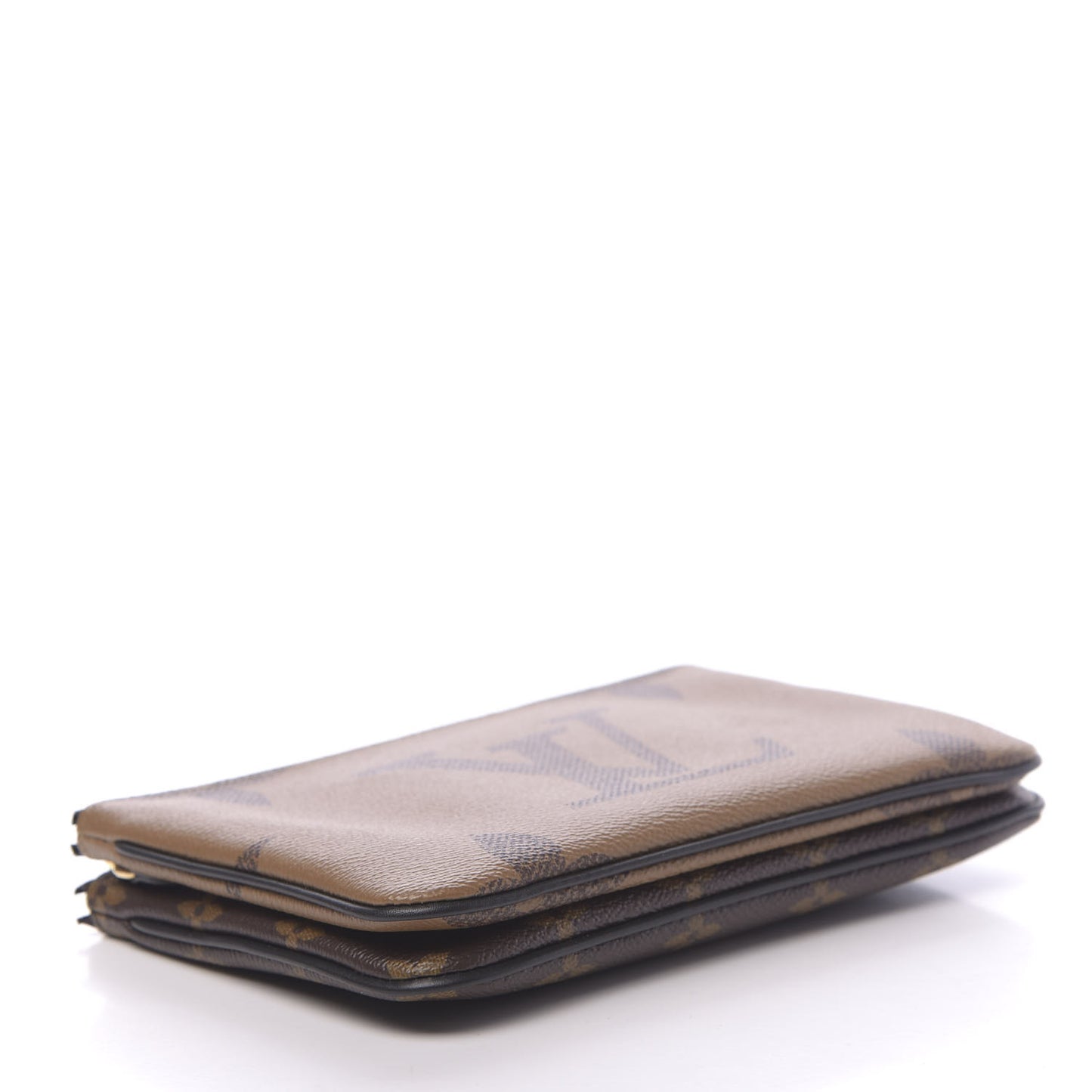Reverse Monogram Giant Double Zip Pochette