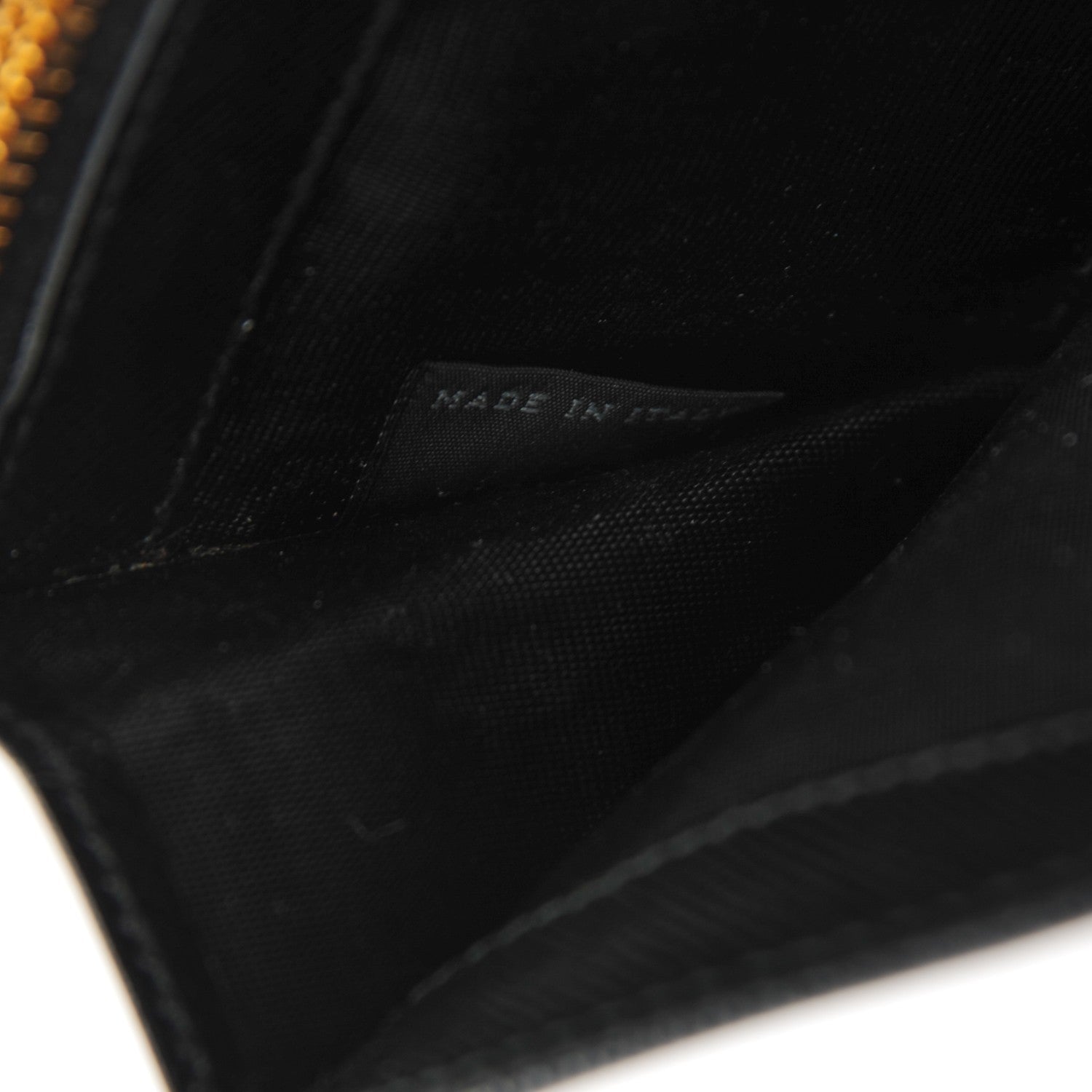 Prada Saffiano Triangle Continental Flap Wallet Black 7 of 8
