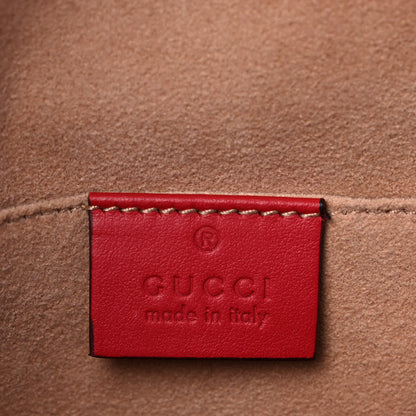 Gucci Calfskin Matelasse GG Marmont Dome Backpack Hibiscus Red 6 of 15