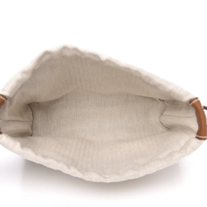 Hermes Canvas Barenia Fourbi 25 MM Pouch Naturel Fauve 5 of 9