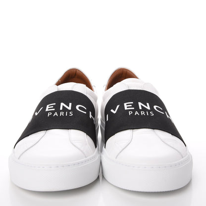 Givenchy Calfskin Band Logo Mens Urban Street Sneakers 41 White Black 2 of 12
