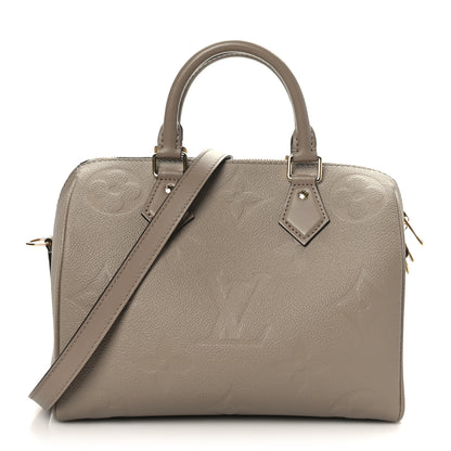 Louis Vuitton Empreinte Monogram Giant Speedy Bandouliere 25 Tourterelle 1 of 10