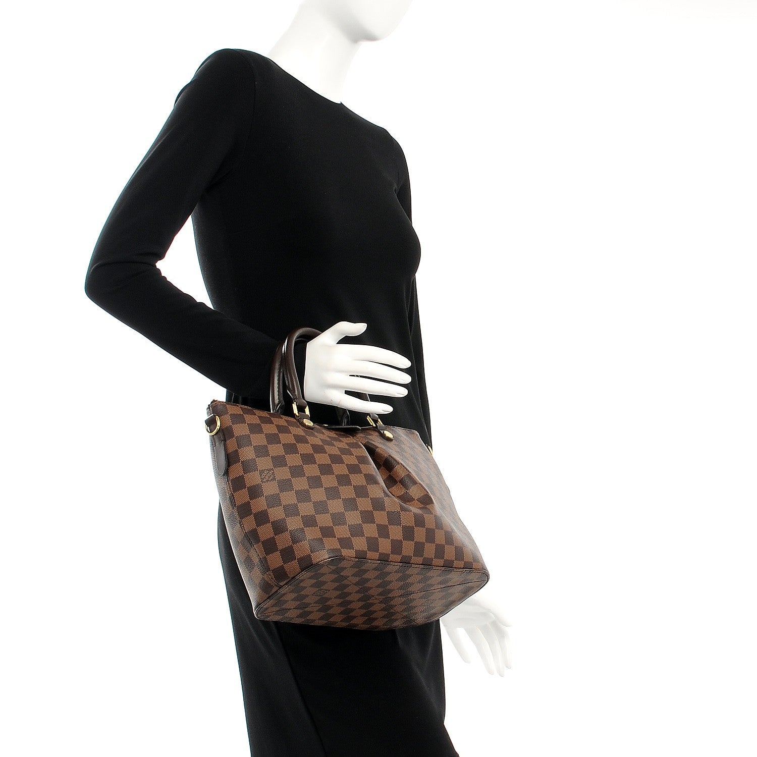 Louis Vuitton Damier Ebene Siena MM 3 of 9
