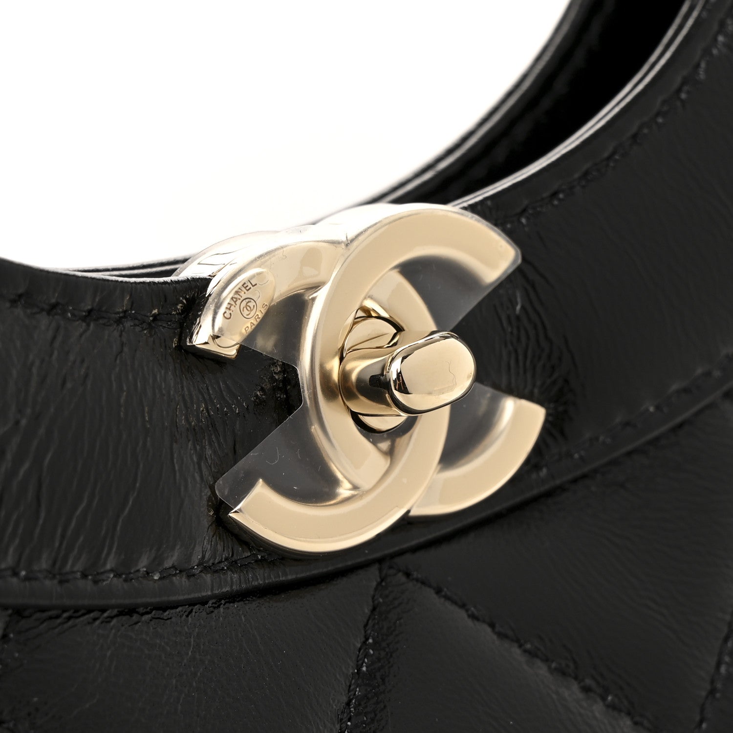 Chanel Shiny Lambskin Quilted 31 Shopping Bag Black 20 of 23