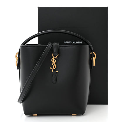 Saint Laurent Shiny Calfskin Le 37 Mini Bucket Bag Black 10 of 10