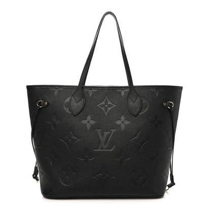 Louis Vuitton Empreinte Monogram Giant Neverfull MM Black 1 of 10