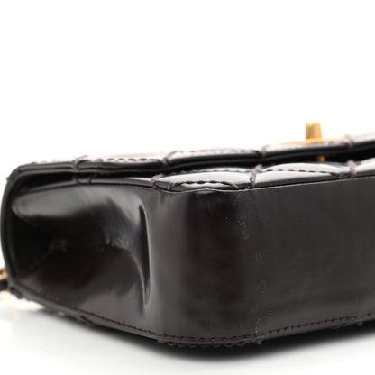 Chanel Glazed Calfskin Stitched Small Flap Brown 9 of 10