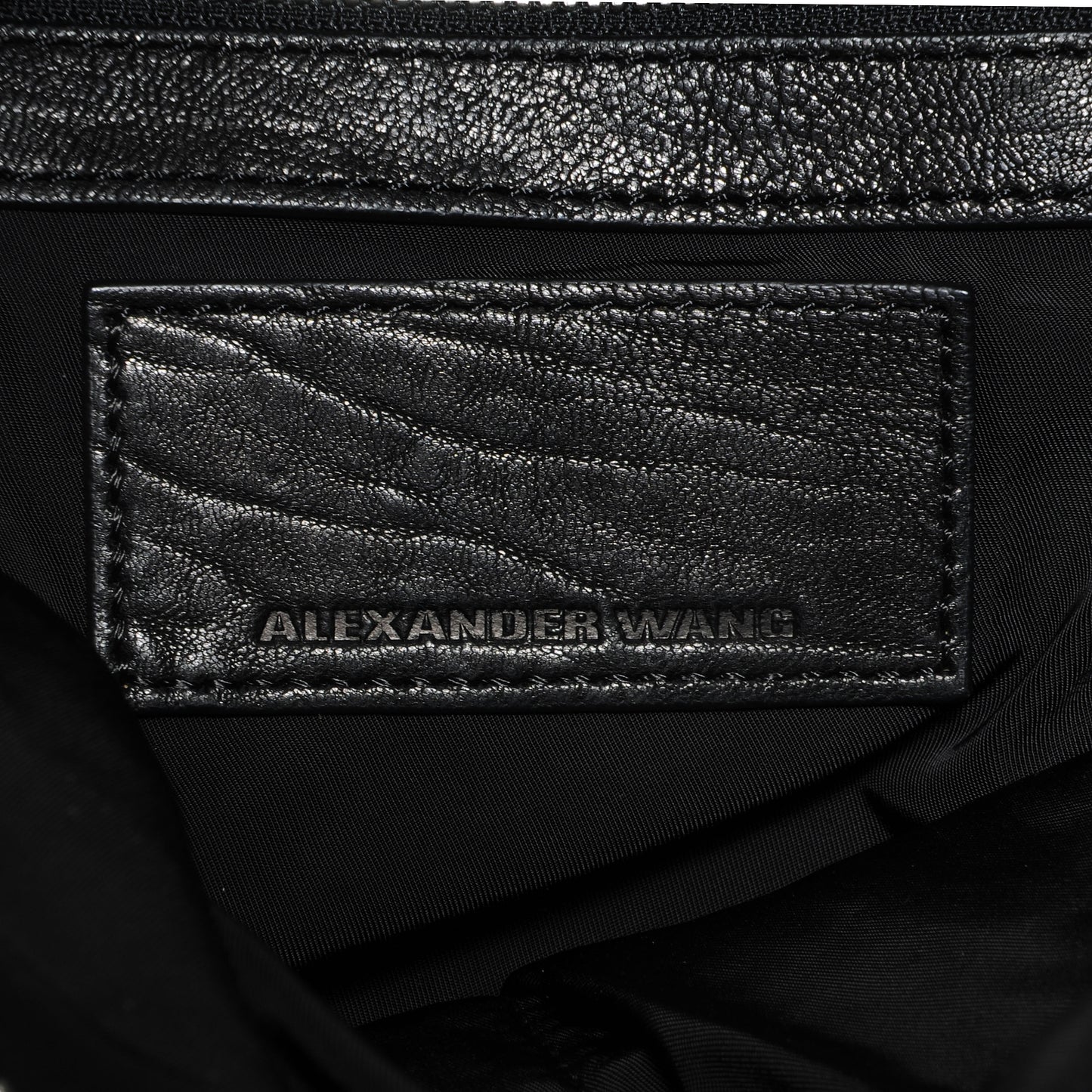 Textured Lambskin Morgan Hobo Black
