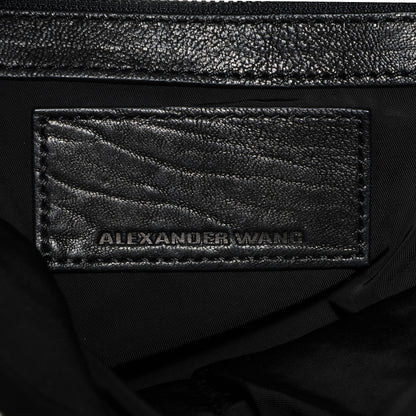 Alexander Wang Textured Lambskin Morgan Hobo Black 6 of 6