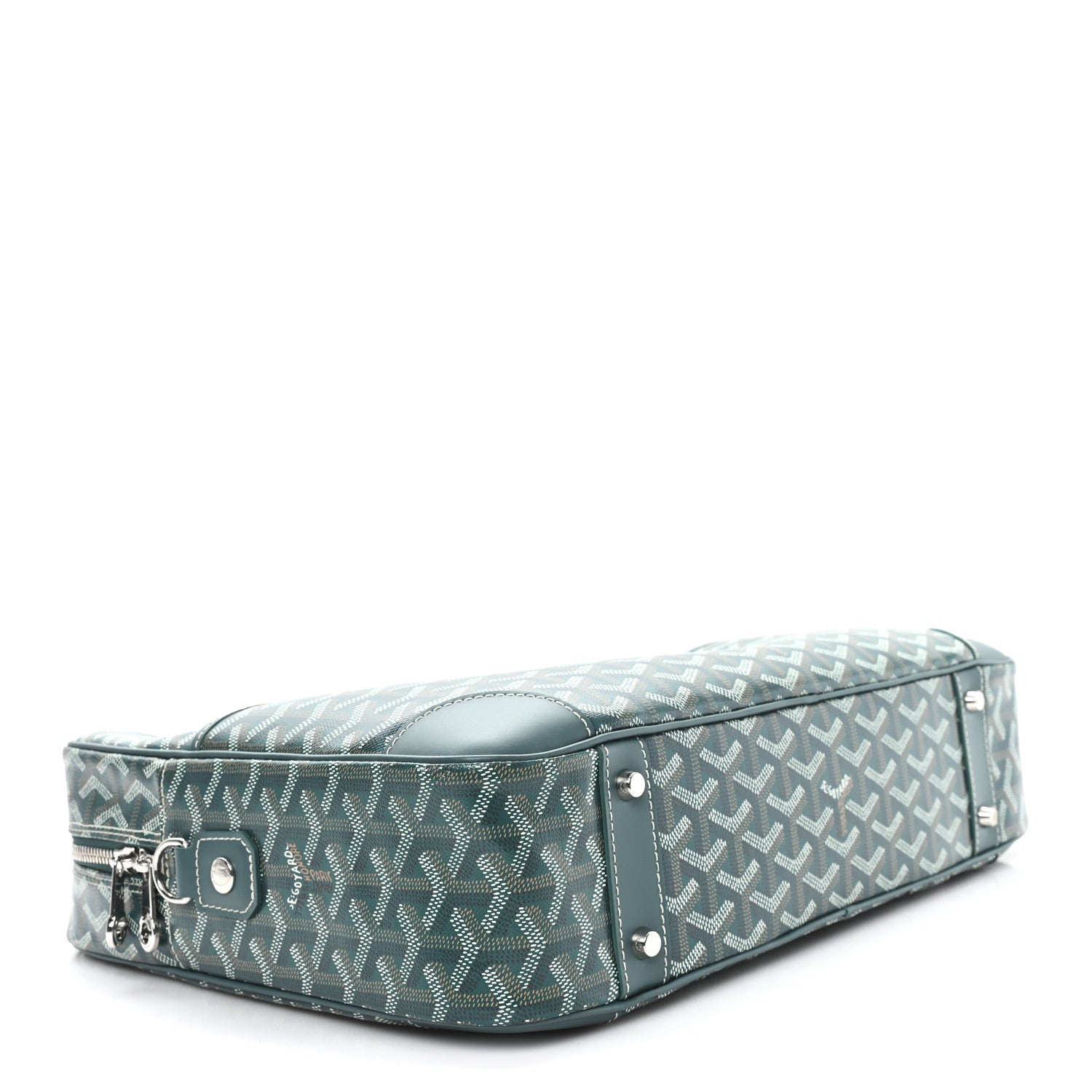Goyard Goyardine Ambassade MM Briefcase Green 4 of 11
