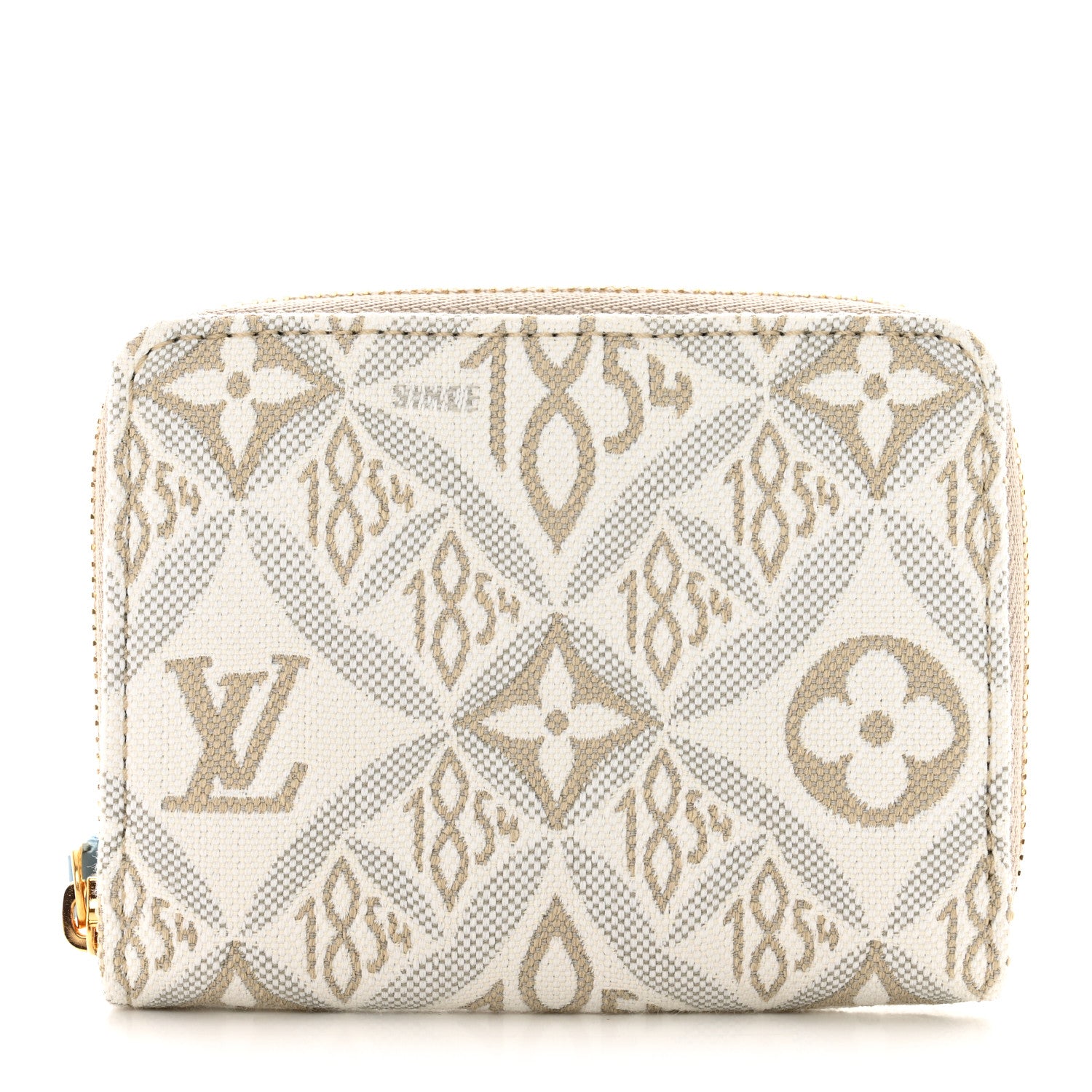 Louis Vuitton Jacquard Since 1854 Zippy Coin Purse Blue 1 of 7