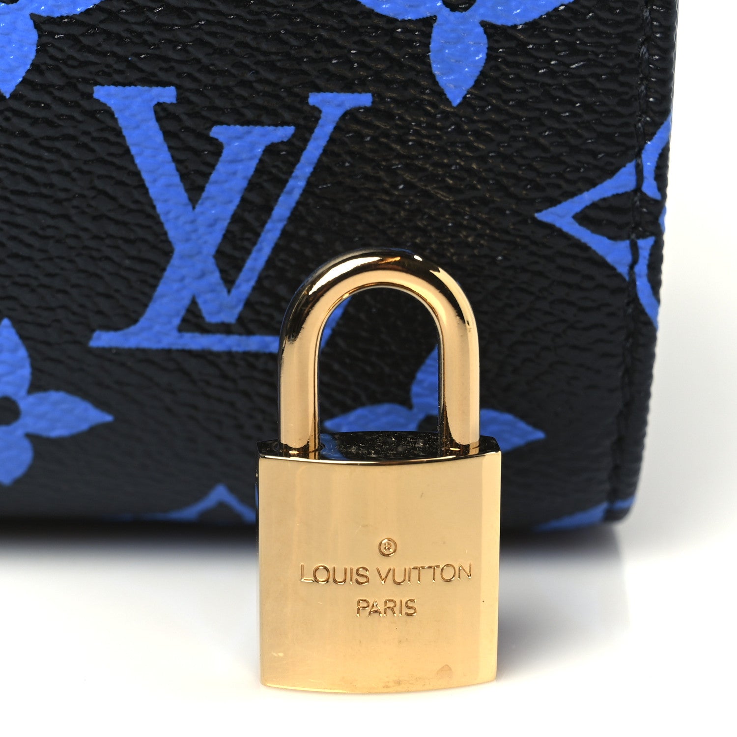 Louis Vuitton Colored Monogram Speedy Amazon PM Blue Black 1769579