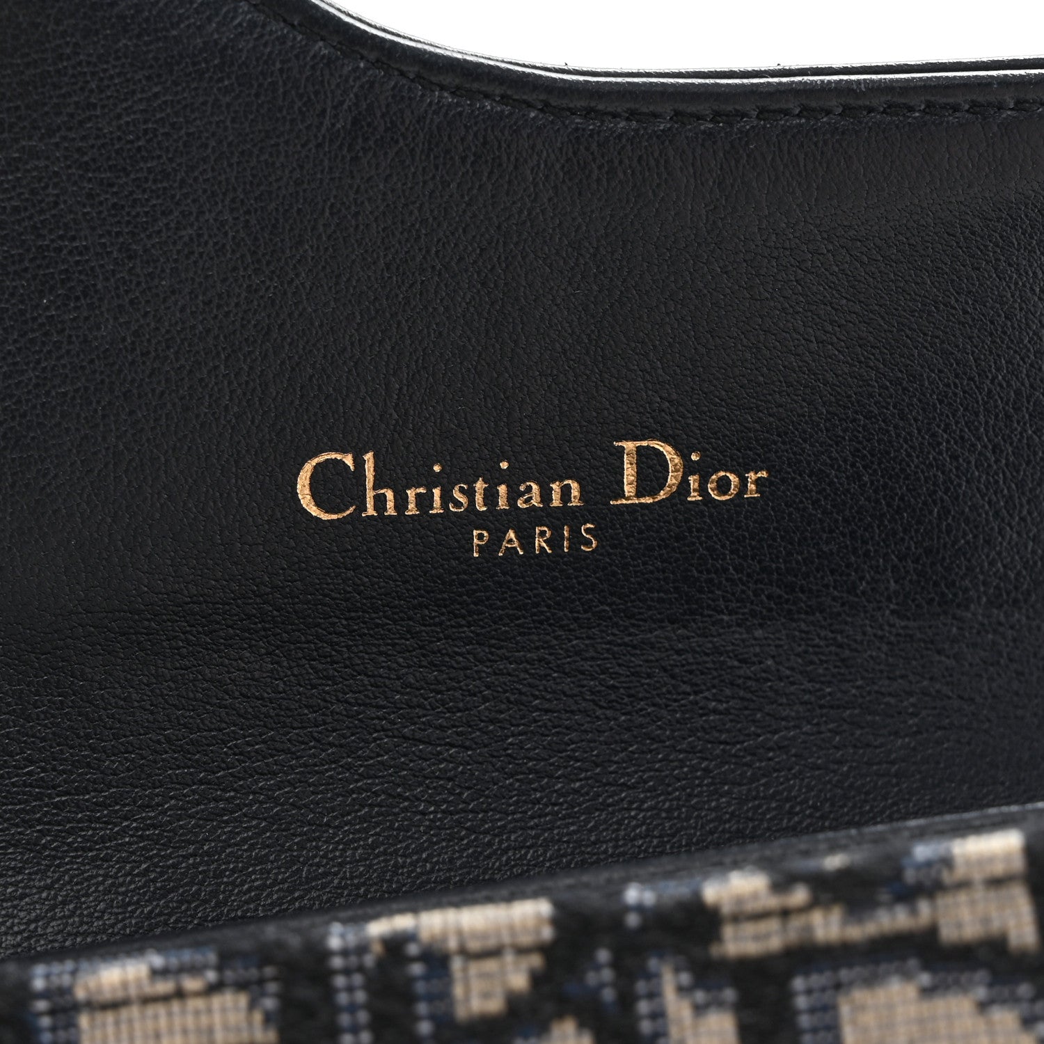 Christian Dior Oblique Saddle Lotus Wallet Blue 6 of 10