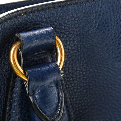 Prada Vitello Daino Tote Inchiostro 15 of 17