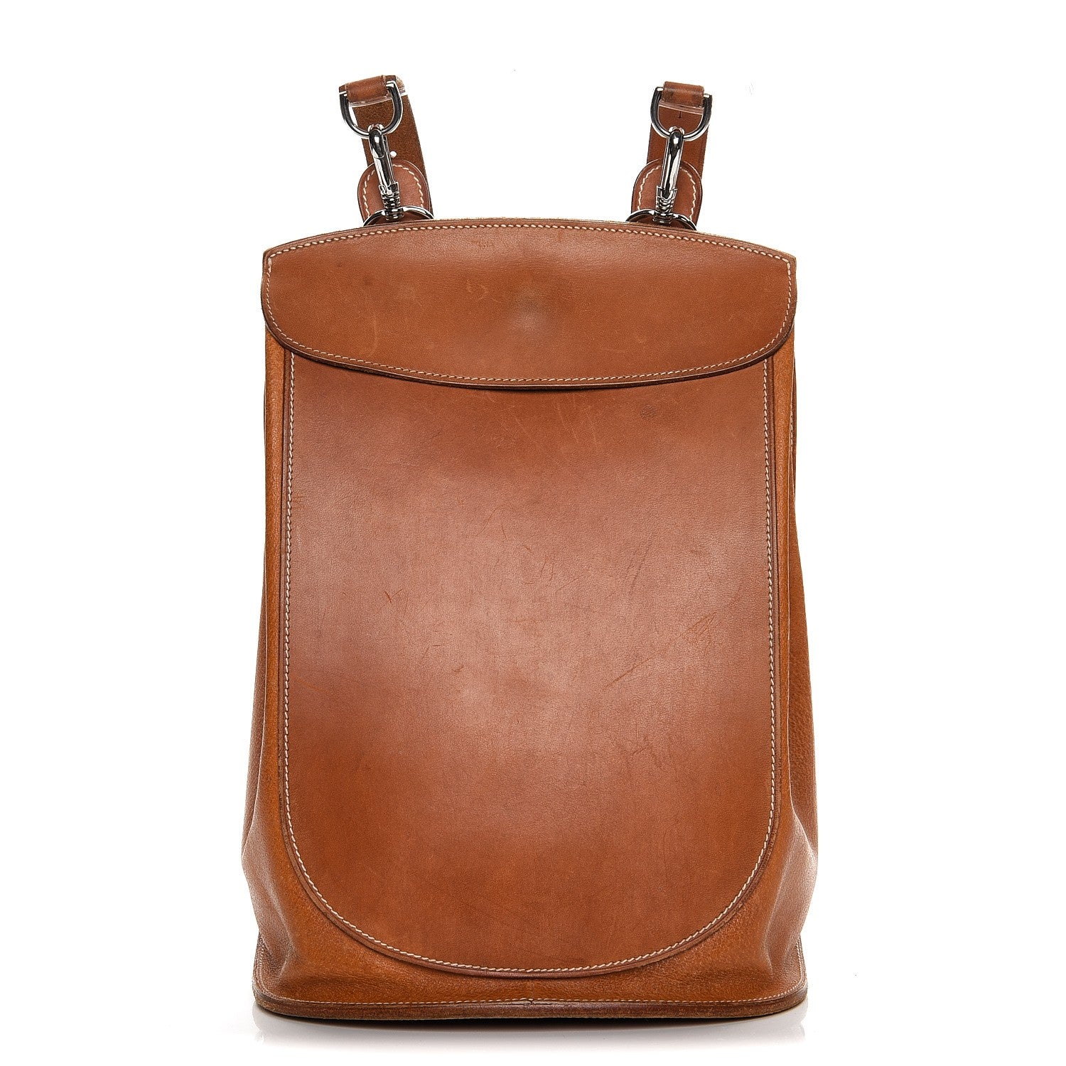 Hermes Barenia Sacoche Pour Selle Backpack Fauve 1 of 21