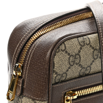 Gucci GG Supreme Monogram Web Small Ophidia Shoulder Bag Brown 15 of 18