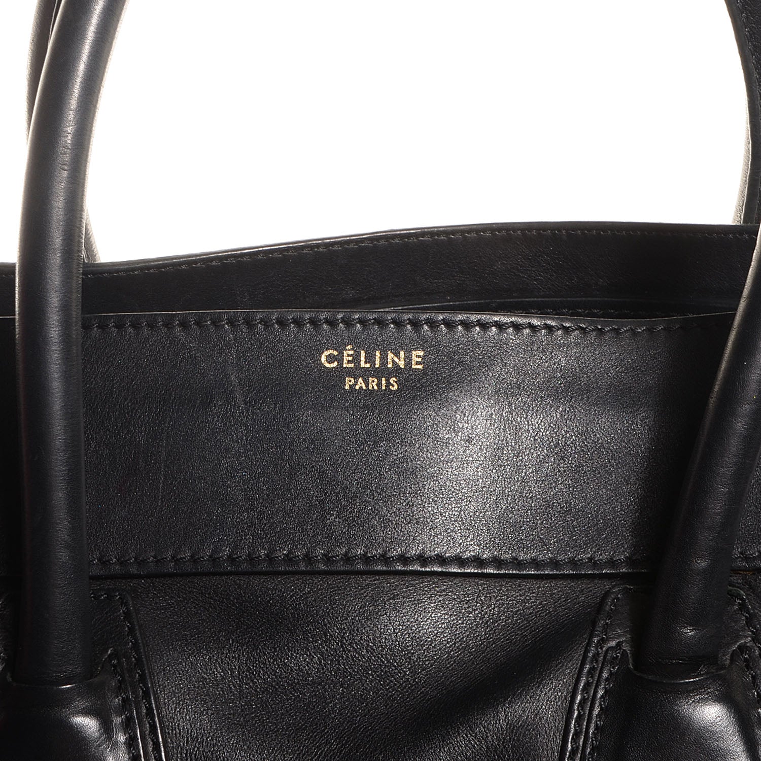 Celine Smooth Calfskin Medium Luggage Black 9 of 9