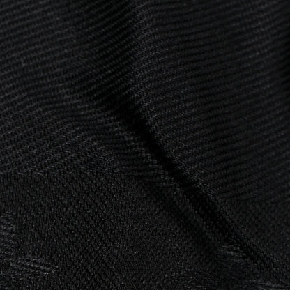 Louis Vuitton LOUIS VUITTON Silk Wool Monogram Teddy Shawl Black 8 of 8
