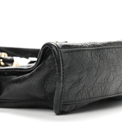Balenciaga Agneau Classic Gold Hardware Mini City Black 7 of 9