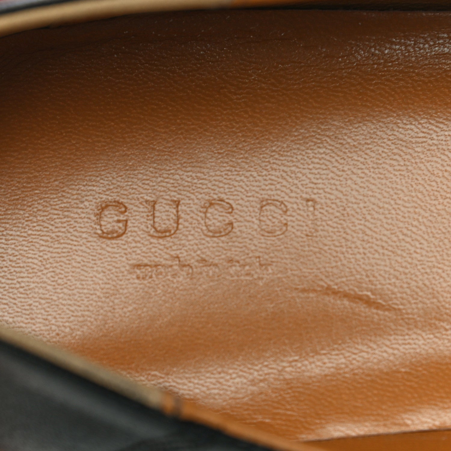 Gucci Goatskin Womens Horsebit Loafers 38 Black 9 of 16