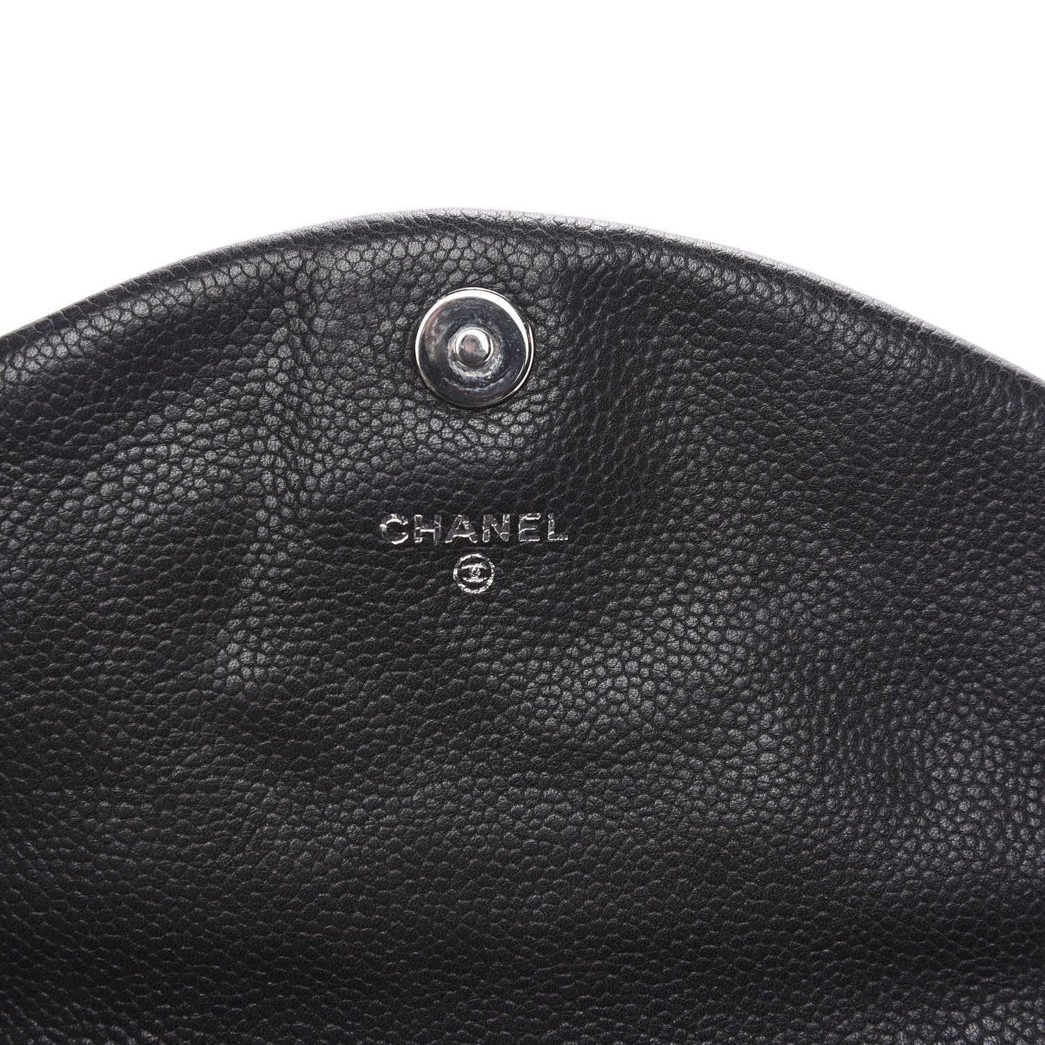 Chanel Caviar Half Moon Wallet On Chain WOC Black 6 of 13