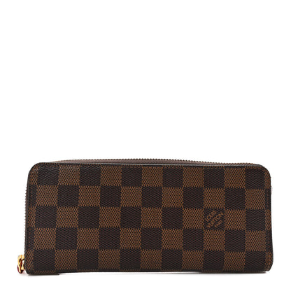 Louis Vuitton Damier Ebene Clemence Wallet Cherry 1 of 6