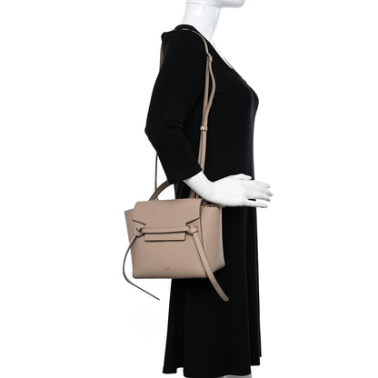 Celine Grained Calfskin Nano Belt Bag Light Taupe 2 of 10