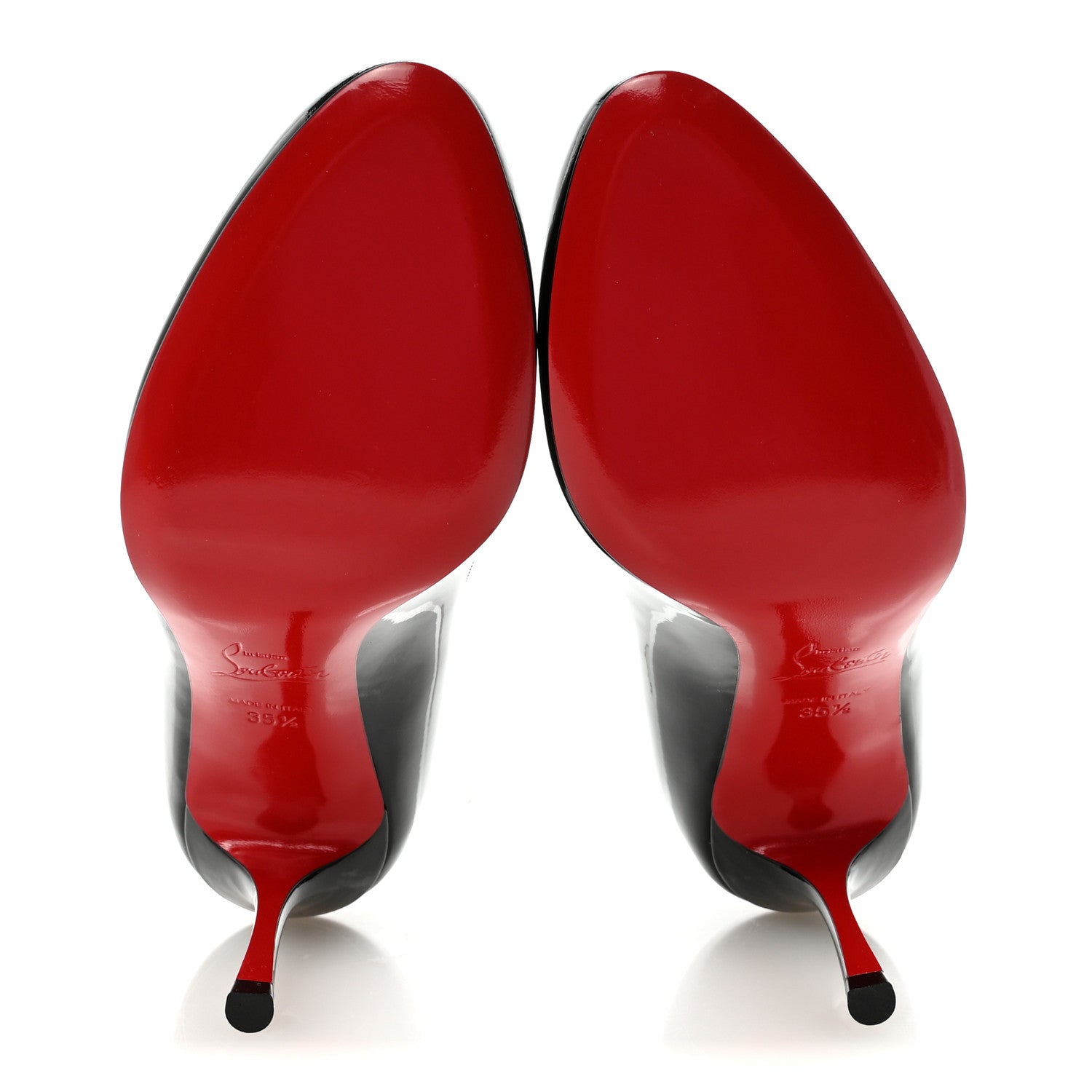 Christian Louboutin Patent Dolly 85 Pumps 35.5 Black 6 of 9