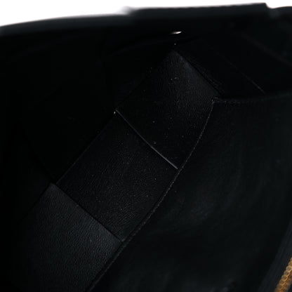 Bottega Veneta Spazzolato Maxi Intrecciato Cassette Crossbody Bag Black 13 of 14