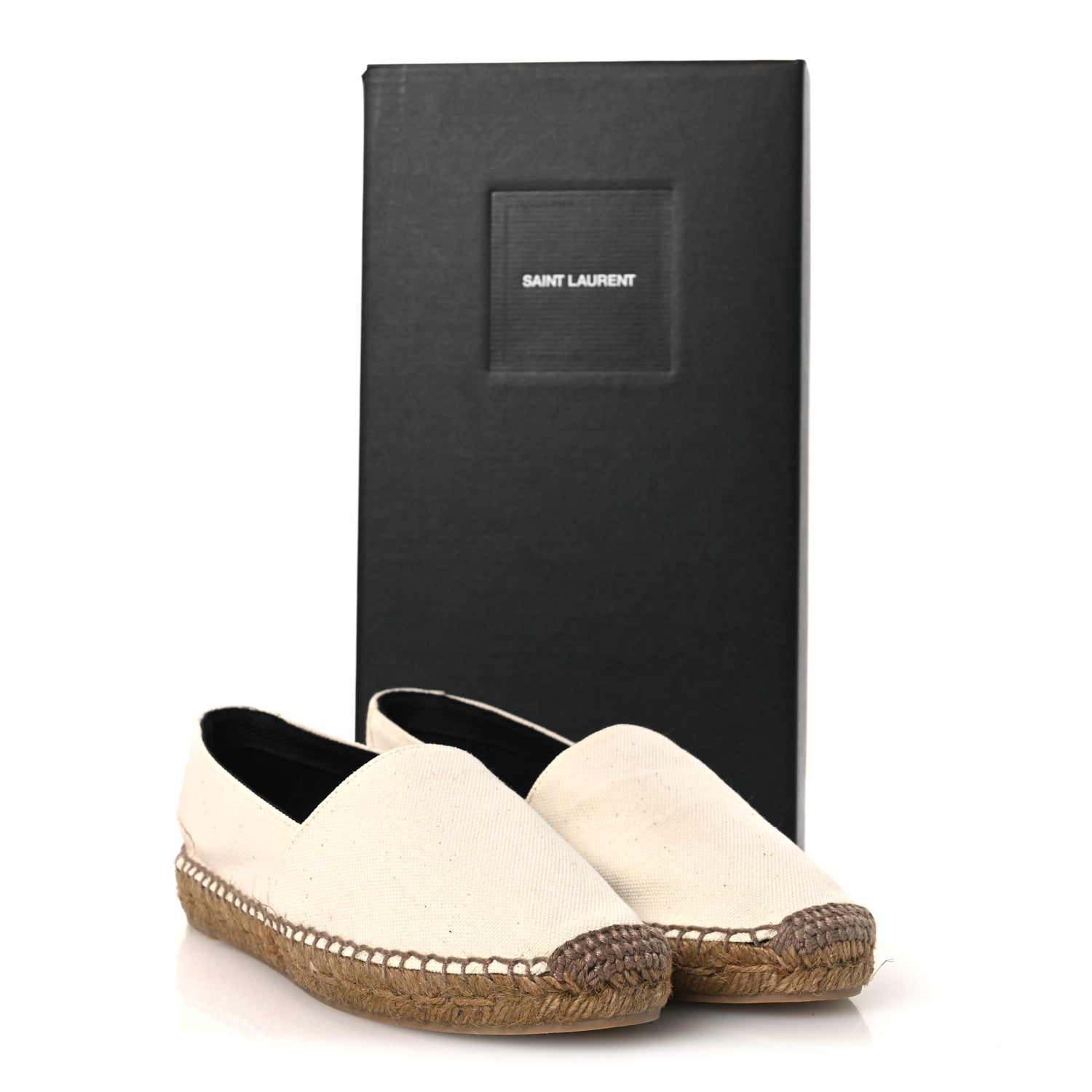 Saint Laurent Canvas Elba Espadrilles 37 Sweet Cream 12 of 12