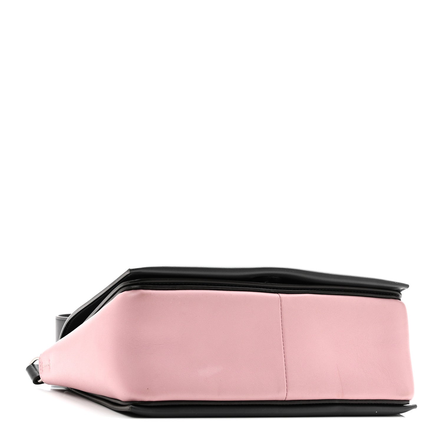 Celine Shiny Smooth Calfskin Medium Frame Shoulder Bag Liquorice Antique Rose 4 of 9