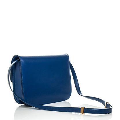 Celine Box Calfskin Medium Classic Box Flap Bag Indigo 3 of 7