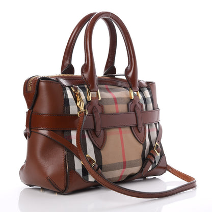 Burberry House Check Small Gladstone Dark Tan 3 of 8