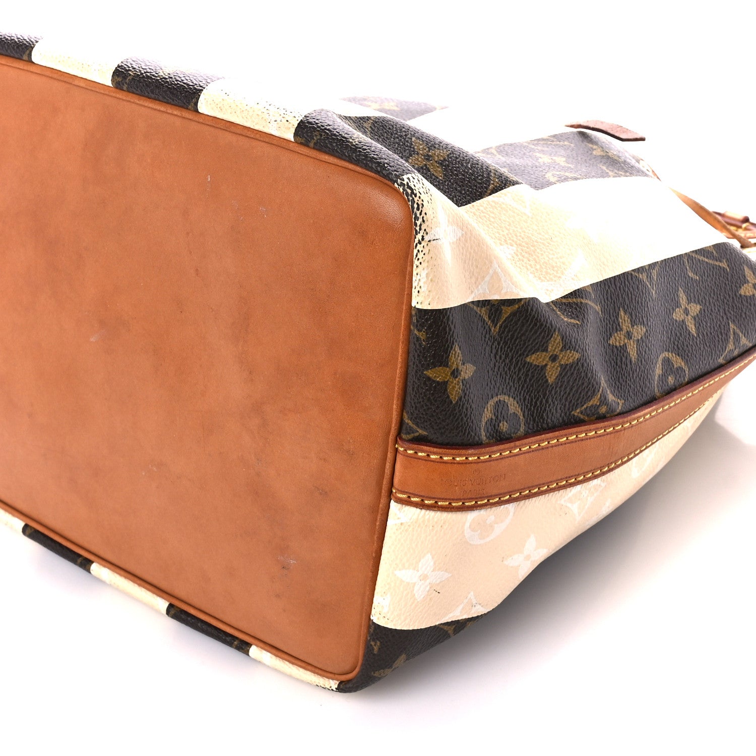 Louis Vuitton Monogram Rayures Petit Noe 12 of 18