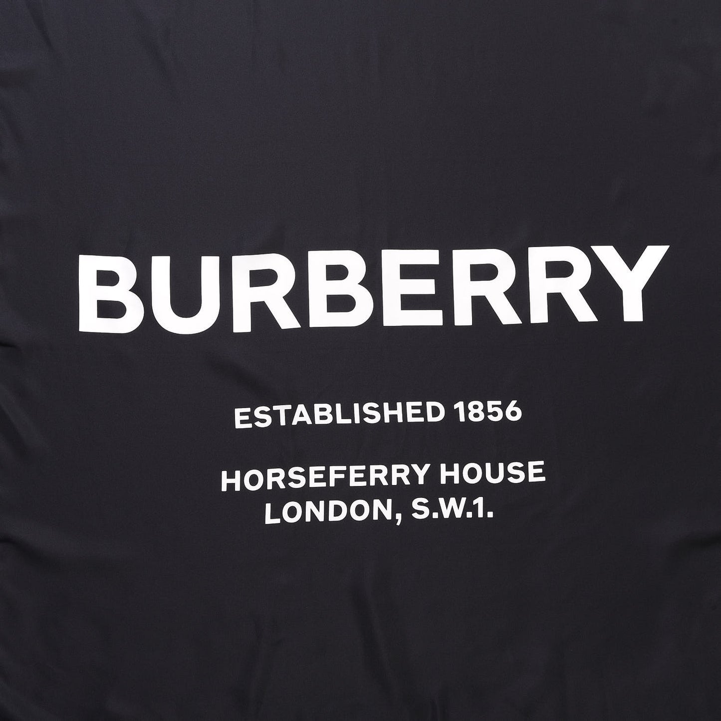 Silk Horseferry Print Scarf Black White