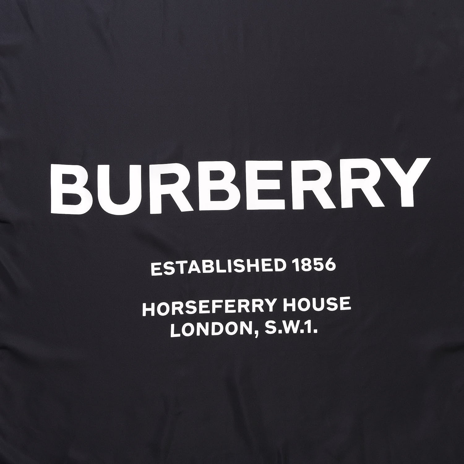Burberry Silk Horseferry Print Scarf Black White 4 of 7