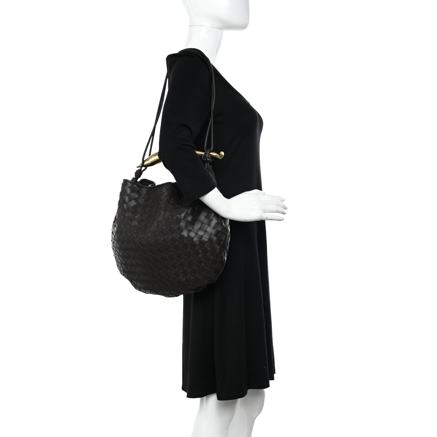 Bottega Veneta Nappa Intrecciato Medium Sardine Bag Fondant 2 of 11