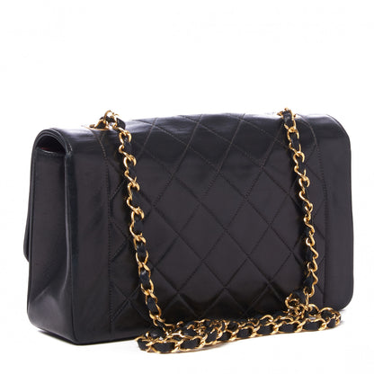 Chanel Lambskin Quilted Medium Single Flap Black 2 of 9