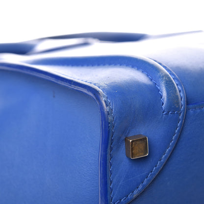 Celine Smooth Calfskin Mini Luggage Royal Blue 13 of 31
