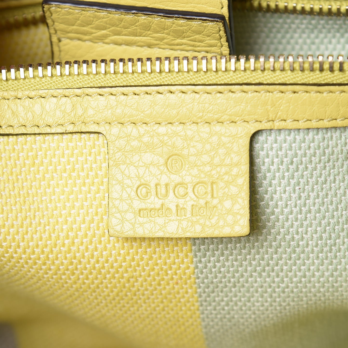 Calfskin Straw Large Bamboo Shopper Tote Citrus
