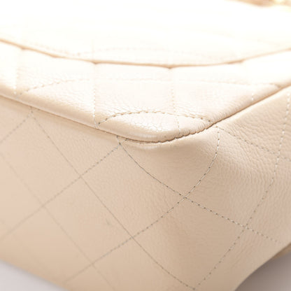 Chanel Caviar Quilted Jumbo Single Flap Beige Clair 10 of 15