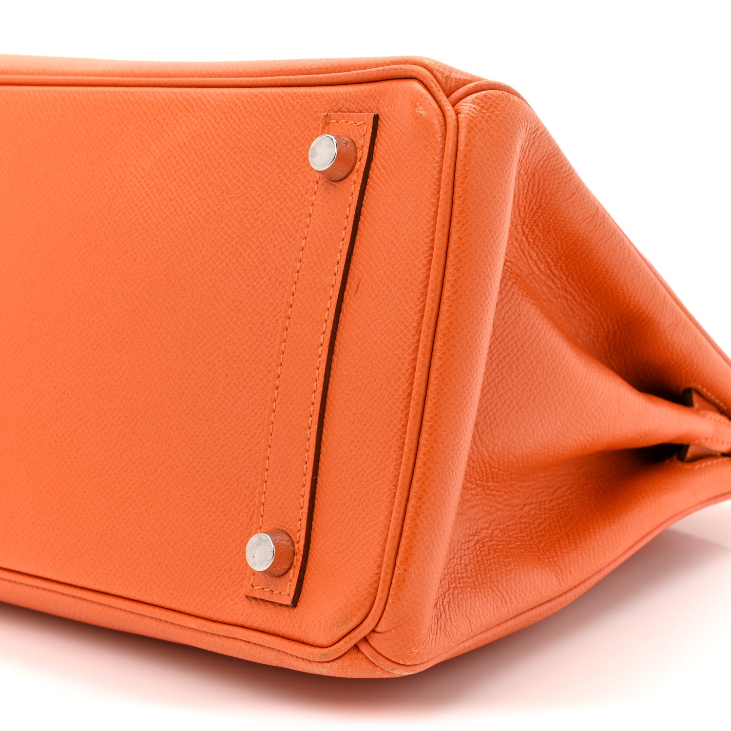 Hermes Epsom Birkin 30 Orange 9 of 19