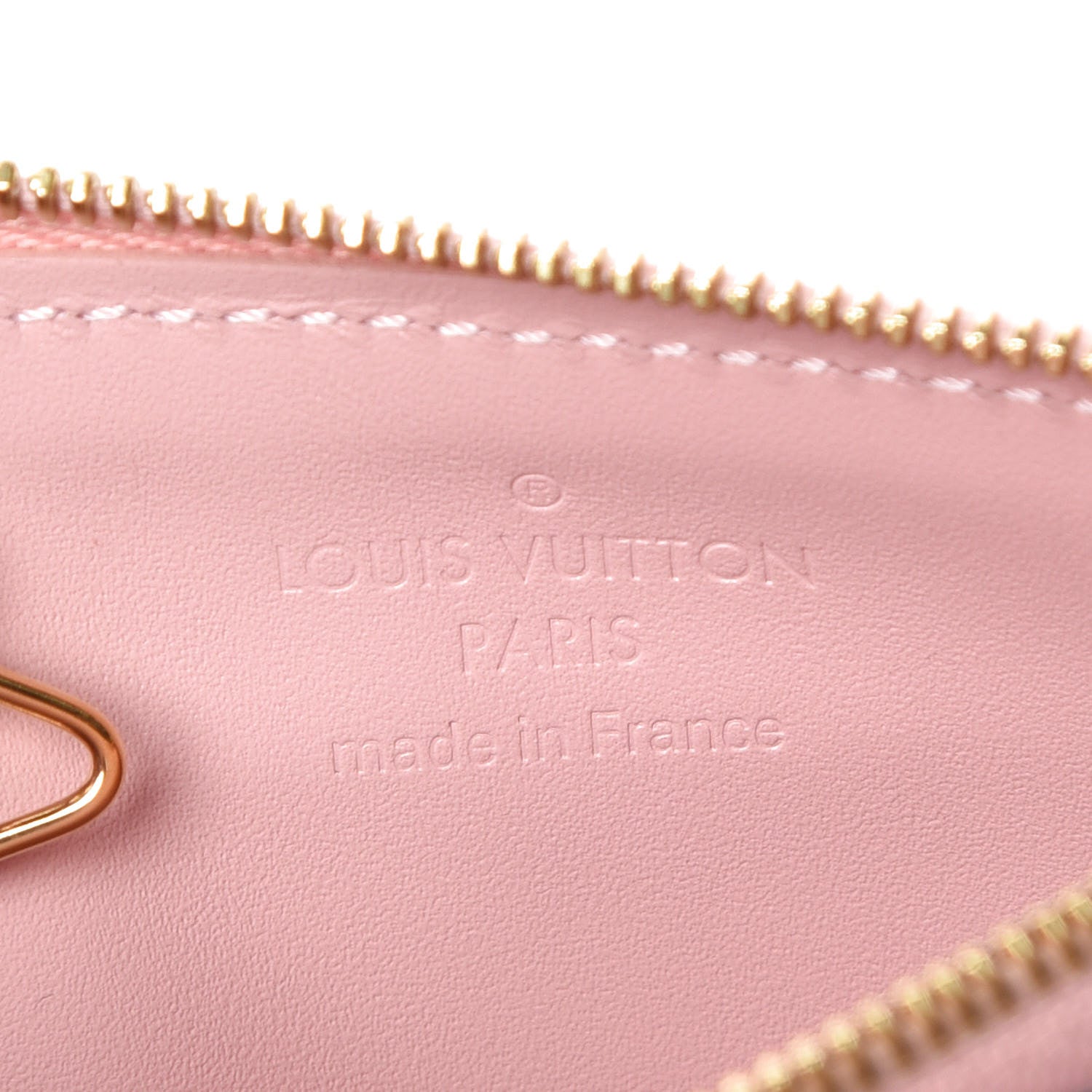 Louis Vuitton Patent Miroir Venice Key Pouch Rose Ballerine 6 of 7