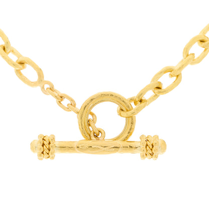 Elizabeth Locke 19K Yellow Gold Link Necklace 4 of 4