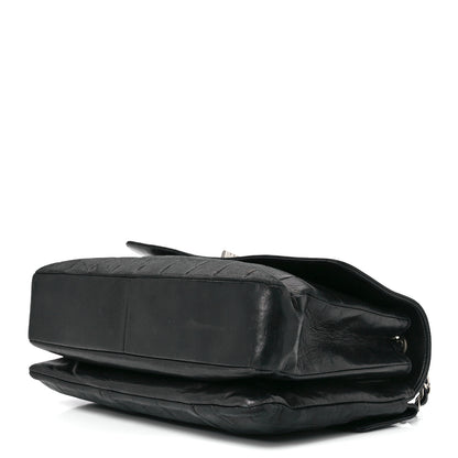 Chanel Lambskin Square Stitched Reissue Multi Pocket Flap Black 10 of 13