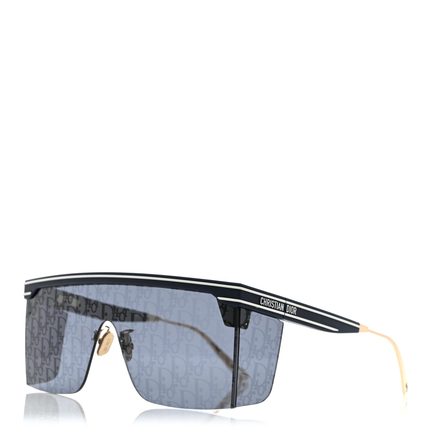 Oblique Diorclub M1U Mask Sunglasses Blue