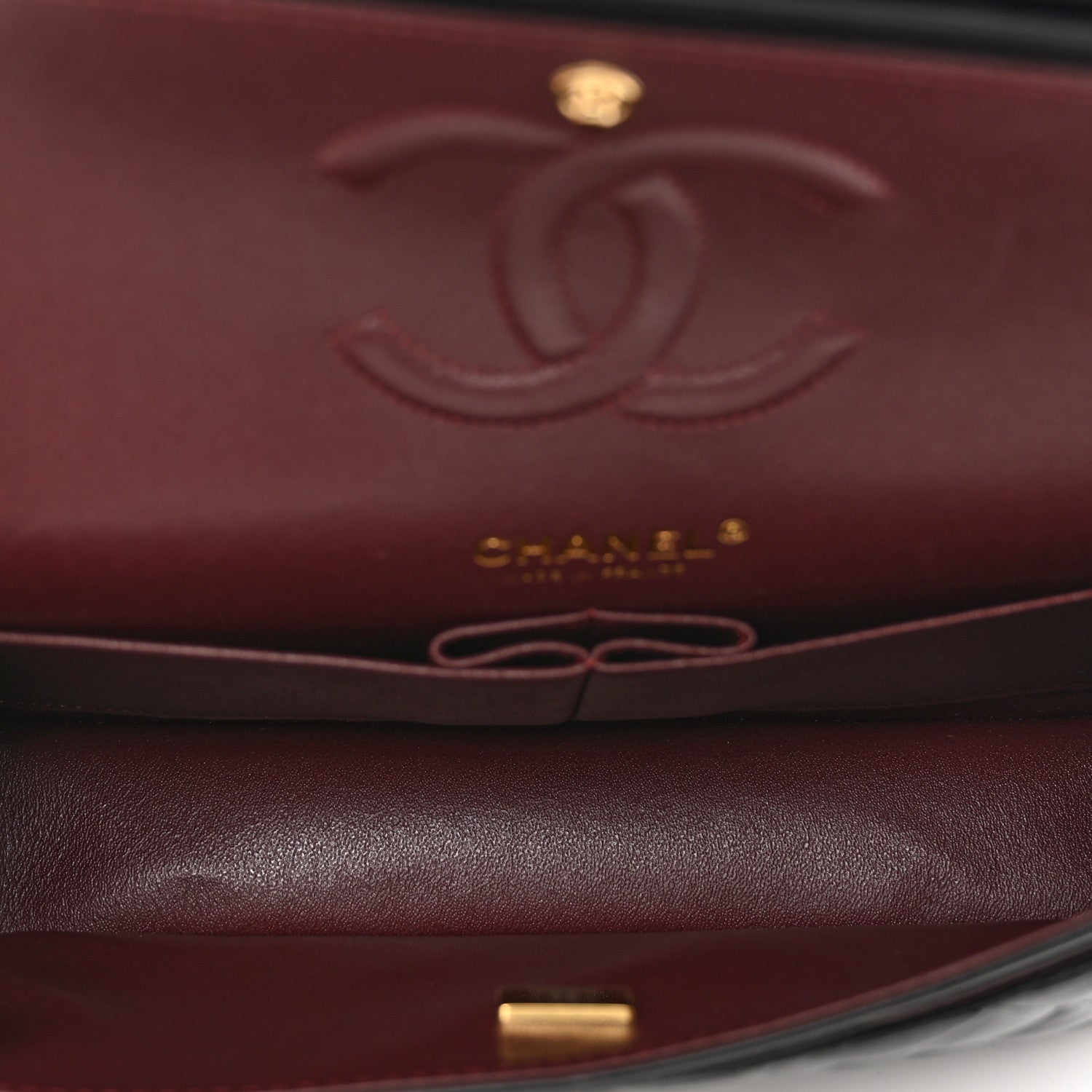 Chanel Lambskin Quilted Medium Double Flap Black 6 of 11
